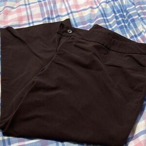 Lane Bryant Dark Brown Boot Cut Pants